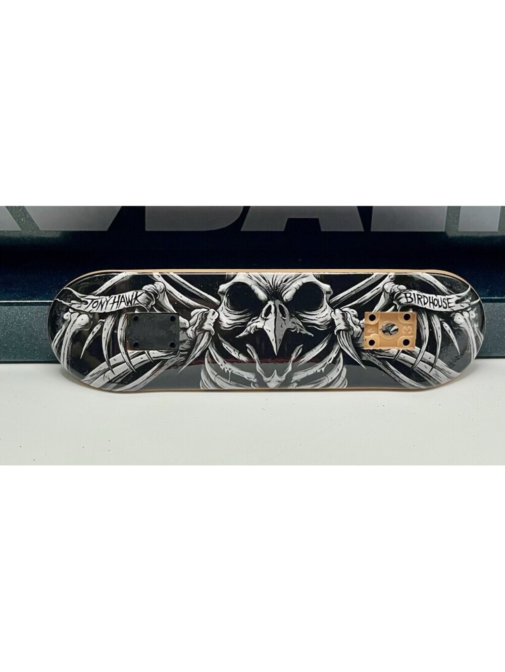 Vintage Tech Deck Birdhouse Tony Hawk Full Skull Graphic Deck Only 96mm